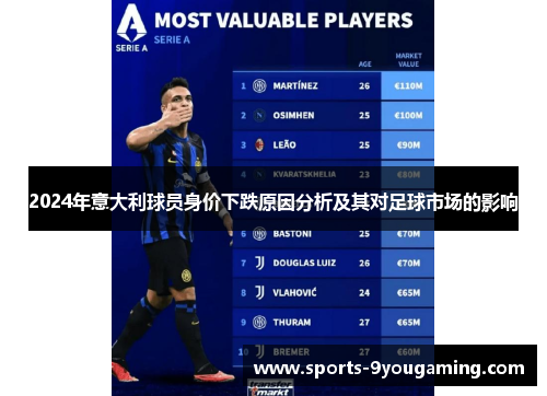 2024年意大利球员身价下跌原因分析及其对足球市场的影响