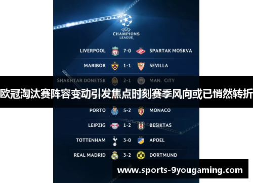 欧冠淘汰赛阵容变动引发焦点时刻赛季风向或已悄然转折 欧冠淘汰赛阵容变动引发焦点时刻赛季风向或已悄然转折